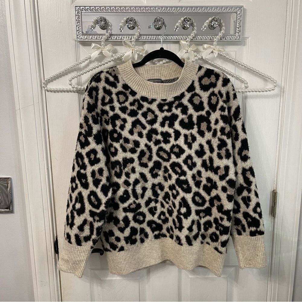 Cheetah Vince Camuto Sweater